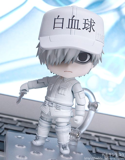 Kahotan's Blog | GOOD SMILE COMPANY Figure Reviews | Nendoroid White Blood  Cell (Cells at Work!)