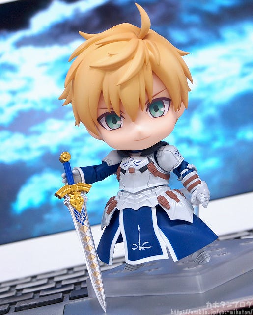 arthur pendragon fgo figure