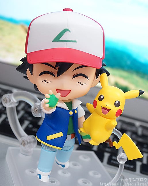 ash and pikachu nendoroid