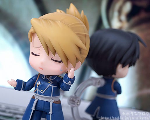 fullmetal alchemist nendoroids