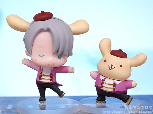 yuri on ice x sanrio characters