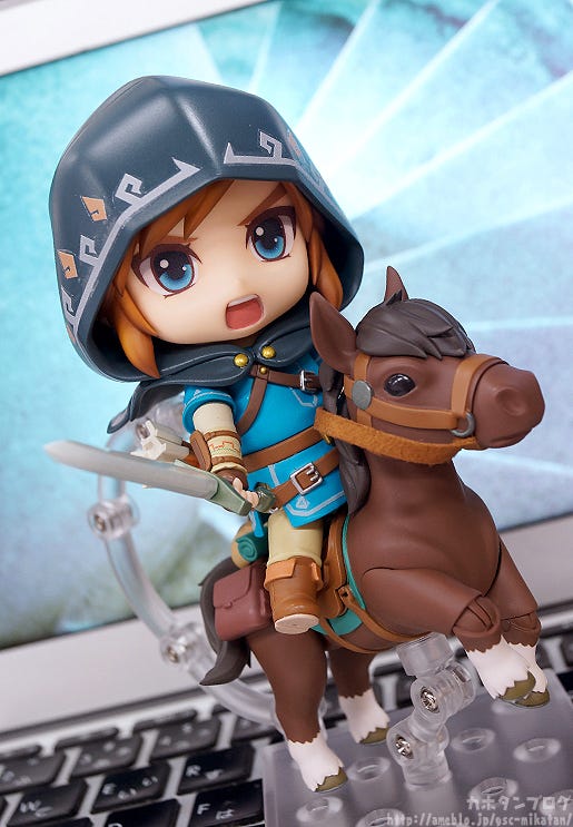 link breath of the wild figurine