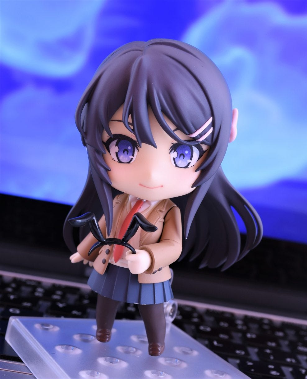 bunny senpai figure