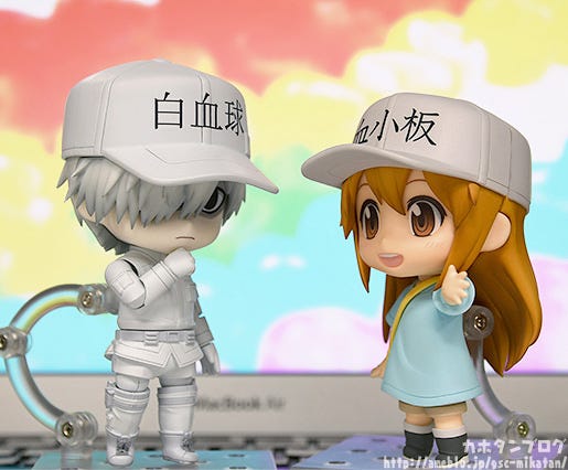 Nendoroid Cells At Work - Globule Blanc (Neutrophile) Good Smile Company - Boîte Abîmée, Figurine OK