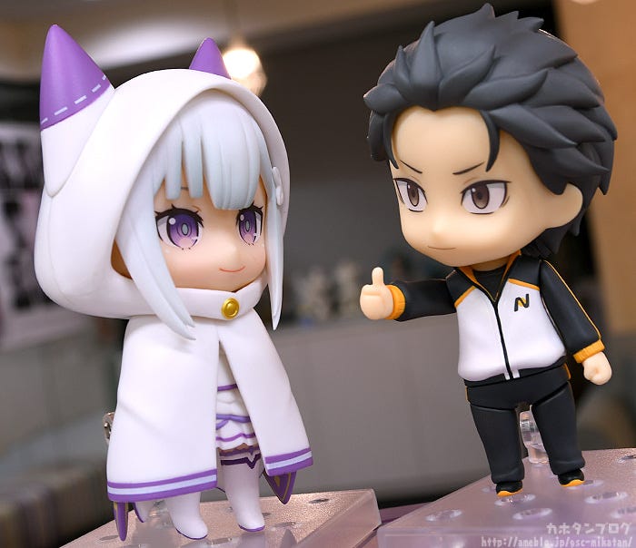 thumbnail image 2 of Nendoroid Subaru Natsuki - Re:ZERO -Starting Life In Another World- Figure Reissue 2 of 10