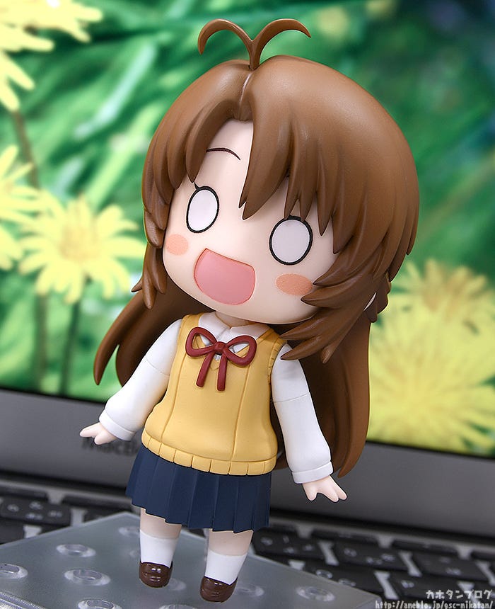 Her blushing cheeks look so cute in Nendoroid form!