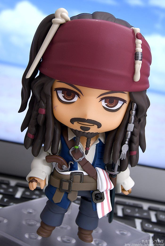 Kahotan's Blog | GOOD SMILE COMPANY Figure Reviews | Nendoroid Jack Sparrow  (Pirates of the Caribbean)